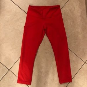 Orange Cropped Lululemon Leggings!